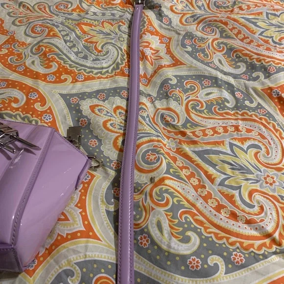 Givenchy Lilac Quilted Patent Leather Bag - Picture 6 of 6